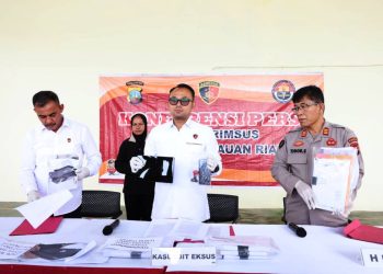 Ditreskrimsus Polda Kepri Ungkap Kasus Pemalsuan Dokumen Asuransi di Lingga.
