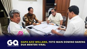 Siapa Aziz Wellang, Foto Main Domino Bareng Dua Menteri Viral