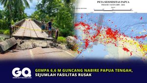 Gempa 6,6 M Guncang Nabire Papua Tengah, Sejumlah Fasilitas Rusak