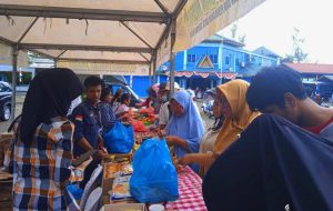 Gerai Pangan Murah DP3 Tanjungpinang Diserbu Warga, Harga Jauh di Bawah Pasar