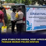 Jaga Stabilitas Harga, Roby Apresiasi Gerakan Pangan Murah Polres Bintan