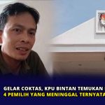 Gelar Coktas, KPU Bintan Temukan Data 4 Pemilih yang Meninggal Ternyata Masih Hidup