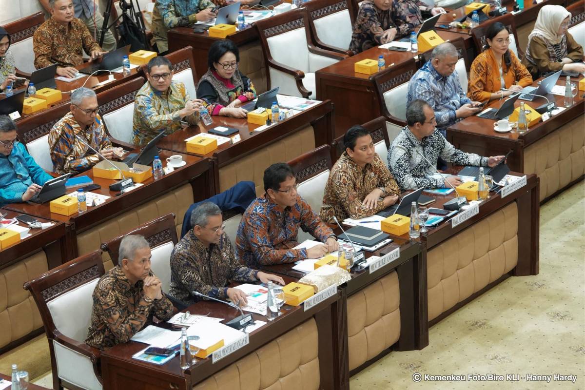 Kemenkeu Purbaya Paparkan Lima Program Strategis pada Raker Komisi XI DPR RI.