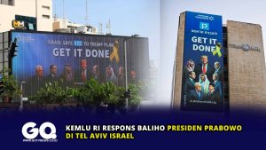 Kemlu RI Respons Baliho Presiden Prabowo di Tel Aviv Israel