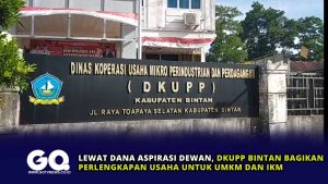 Lewat Dana Aspirasi Dewan, DKUPP Bintan Bagikan Perlengkapan Usaha untuk UMKM dan IKM