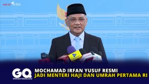 Mochamad Irfan Yusuf Resmi Jadi Menteri Haji dan Umrah Pertama RI