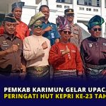 Pemkab Karimun Gelar Upacara Peringati HUT Kepri ke-23 Tahun