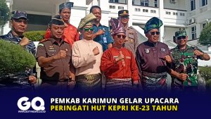 Pemkab Karimun Gelar Upacara Peringati HUT Kepri ke-23 Tahun