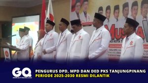 Pengurus DPD, MPD dan DED PKS Tanjungpinang Periode 2025-2030 Resmi Dilantik
