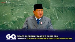 Pidato Presiden Prabowo di KTT PBB, Dorong Solusi Dua Negara Palestina dan Israel