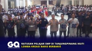 Ratusan Pelajar SMP di Tanjungpinang Ikuti Lomba Kreasi Baris Berbaris