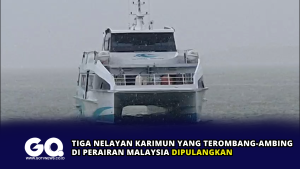 Tiga Nelayan Karimun yang Terombang-Ambing di Perairan Malaysia Dipulangkan