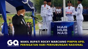 Wakil Bupati Rocky Marciano Pimpin Apel Peringatan Hari Perhubungan Nasional