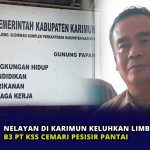 Nelayan di Karimun Keluhkan Limbah Diduga B3 PT KSS Cemari Pesisir Pantai