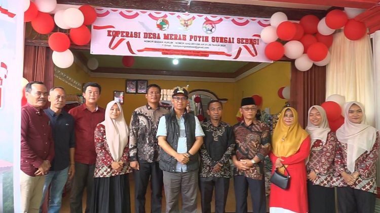 Koperasi Merah Putih di Desa Sei Sebesi Bentuk Komitmen Kemandirian Ekonomi.