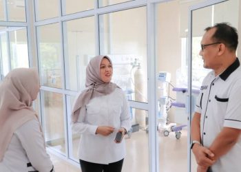 Pastikan Pelayanan Optimal, Wabup Deby Tinjau Ruang Perawatan Bayi di RSUD Bintan.