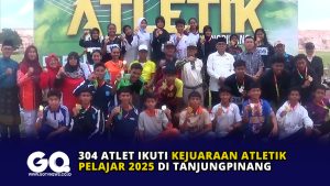 304 Atlet Ikuti Kejuaraan Atletik Pelajar 2025 di Tanjungpinang