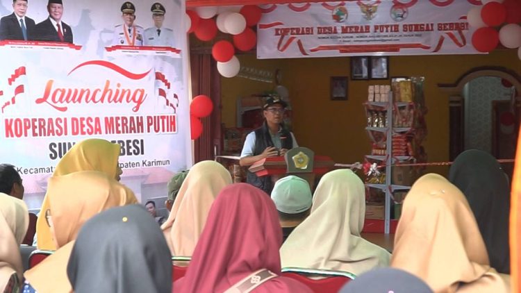 Pemda Karimun Launcing Koperasi Merah Putih, Dukung Program Asta Cita Presiden.