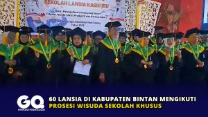 60 Lansia di Kabupaten Bintan Mengikuti Prosesi Wisuda Sekolah Khusus