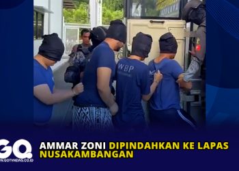 Ammar Zoni Dipindahkan ke Lapas Nusakambangan