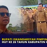 Bupati Iskandarsyah Pimpin Upacara HUT ke 26 tahun Kabupaten Karimun