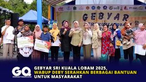 Gebyar Sri Kuala Lobam 2025, Wabup Deby Serahkan Berbagai Bantuan untuk Masyarakat
