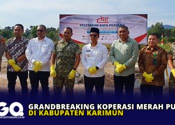 Groundbreaking Koperasi Merah Putih di Kabupaten Karimun