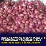 Harga Bawang Merah Jawa di Pasar Tradisional Tanjungpinang Naik Rp40 Ribu Perkilogram