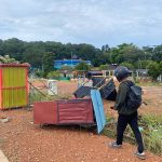 Hujan Deras dan Angin Kencang, Lapak Pedagang di Kawasan Gurindam 12 Tanjungpinang Rusak