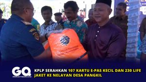 KPLP Serahkan 107 Kartu e-Pas Kecil dan 230 Life Jaket ke Nelayan Desa Pangkil