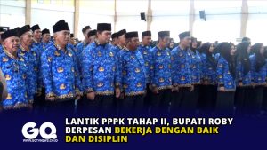 Lantik PPPK Tahap II, Bupati Roby Berpesan Bekerja dengan Baik dan Disiplin