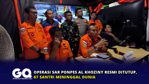 Operasi SAR Ponpes Al Khoziny Resmi Ditutup, 67 Santri Meninggal Dunia
