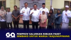 Pemprov Salurkan Ribuan Paket Sembako untuk Warga Tanjungpinang
