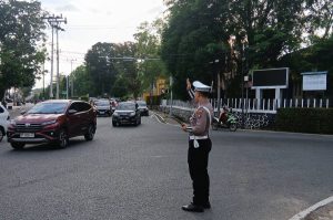 Polisi Berlakukan Rekayasa Lalu Lintas Saat Pawai Budaya di Kawasan Tepi Laut Tanjungpinang