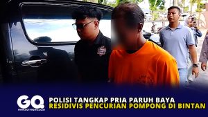 Polisi Tangkap Pria Paruh Baya Residivis Pencurian Pompong di Bintan