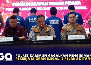 Polres Karimun Gagalkan Pengiriman Pekerja Migran Ilegal, 4 Pelaku Ditangkap