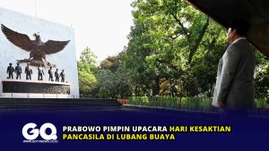 Prabowo Pimpin Upacara Hari Kesaktian Pancasila di Lubang Buaya