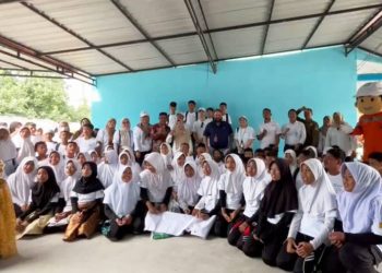 Puluhan Pelajar di Karimun Ikuti Workshop K3 di PT Saipem.