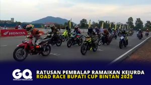 Ratusan Pembalap Ramaikan Kejurda Road Race Bupati Cup Bintan 2025