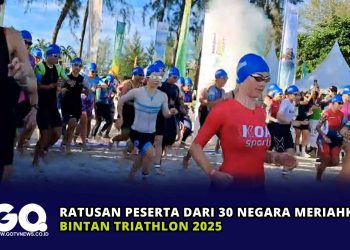Ratusan Peserta dari 30 Negara Meriahkan Bintan Triathlon 2025