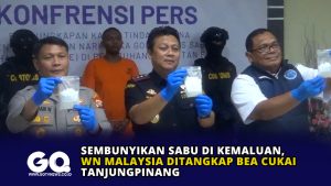 Sembunyikan Sabu di Kemaluan, WN Malaysia Ditangkap Bea Cukai Tanjungpinang