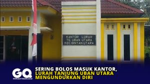 Sering Bolos Masuk Kantor, Lurah Tanjung Uban Utara Mengundurkan Diri