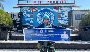 Yovirga Prajurit TNI AL dan Juga Mahasiswa STIE Pembangunan Tanjungpinang Lolos Seleksi Jadi Pasukan Perdamaian di Lebanon