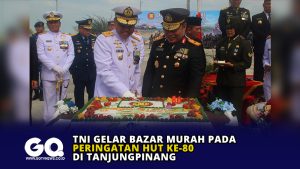 TNI Gelar Bazar Murah Pada Peringatan HUT ke-80 di Tanjungpinang