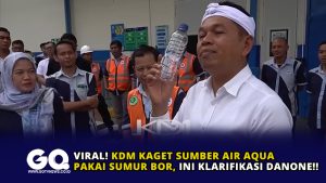 Viral! KDM Kaget Sumber Air AQUA Pakai Sumur Bor, Ini Klarifikasi Danone