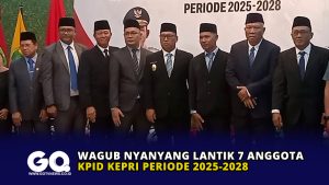 Wagub Nyanyang Lantik 7 Anggota KPID Kepri Periode 2025-2028