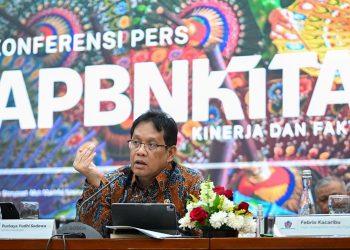 Menkeu Purbaya Sebut Kinerja APBN 2025 Tetap Terjaga Meski Defisit Rp371,5 T Atau Setara 1,56 Persen.