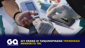 221 Orang di Tanjungpinang Terindikasi Menderita TBC