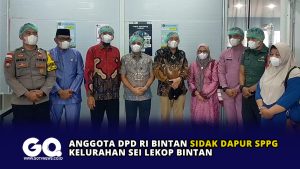 Anggota DPD RI Bintan Sidak Dapur SPPG Kelurahan Sei Lekop Bintan