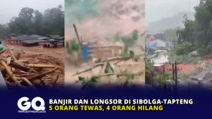 Banjir dan Longsor di Sibolga-Tapteng: 5 Orang Tewas, 4 Orang Hilang